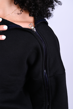 Twist-Zip Sweatshirt