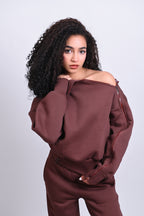 Twist-Zip Sweatshirt