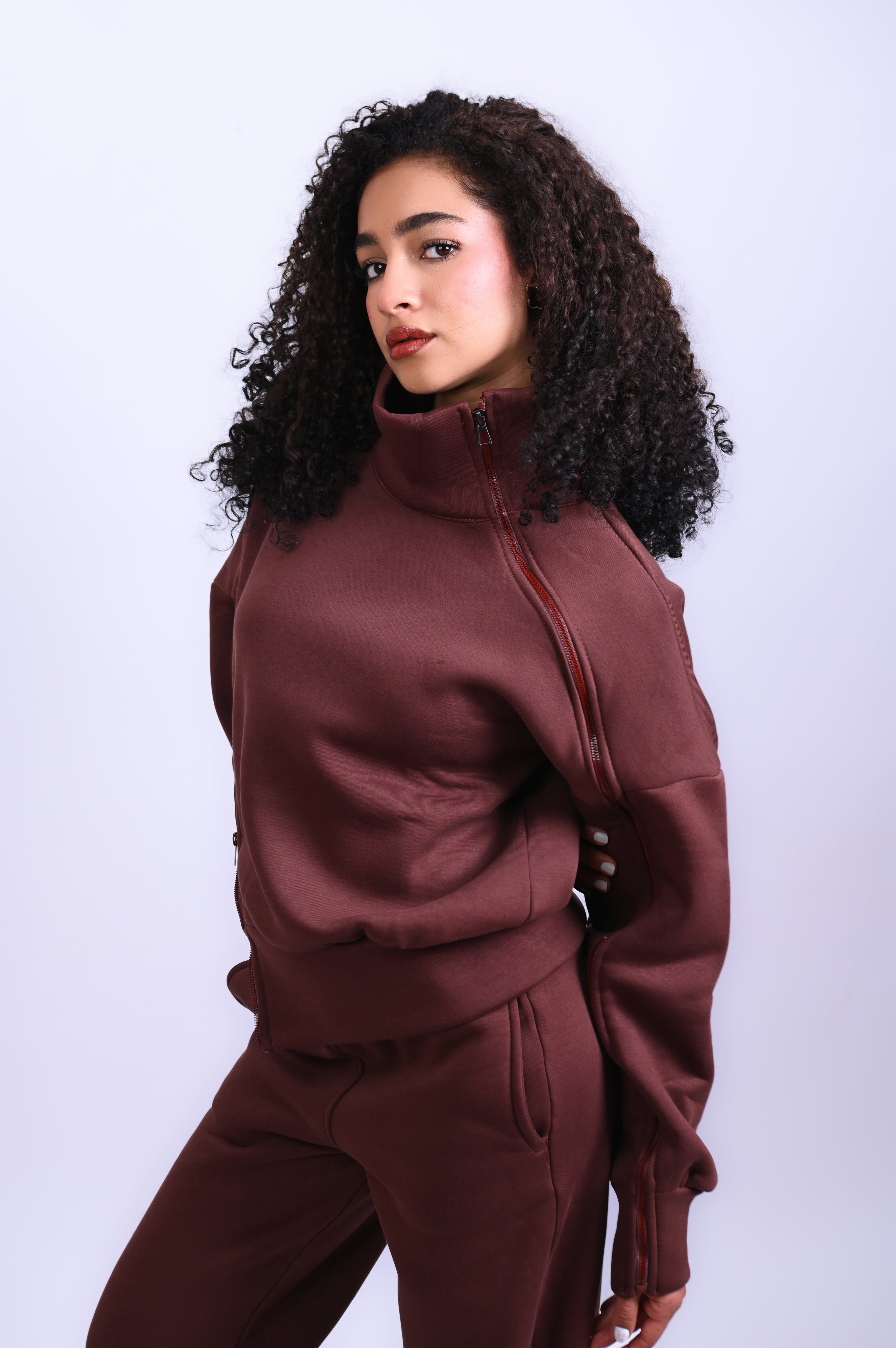 Twist-Zip Sweatshirt