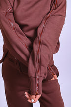 Twist-Zip Sweatshirt