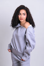 Twist-Zip Sweatshirt