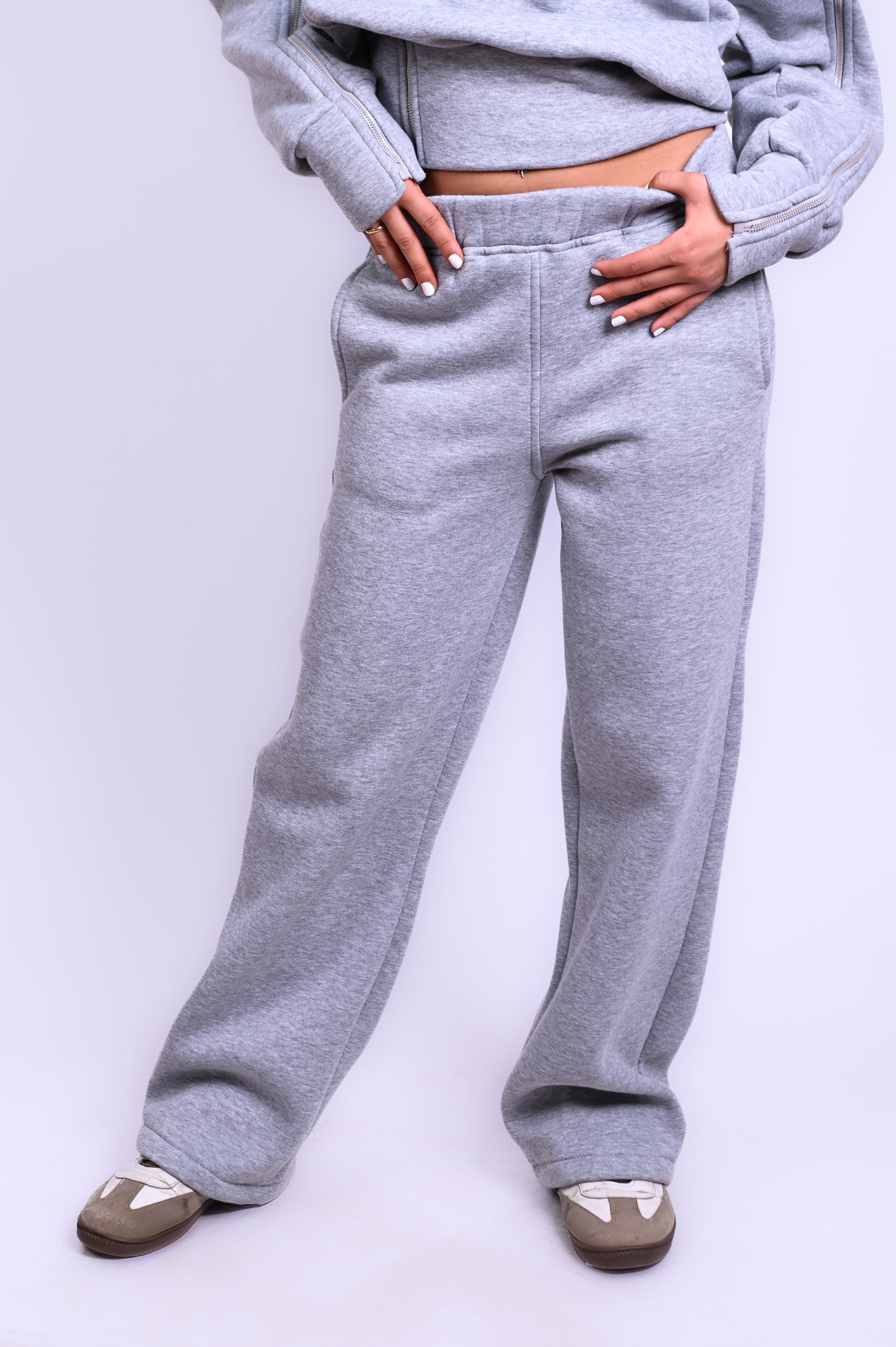 Straight-Leg Sweatpants