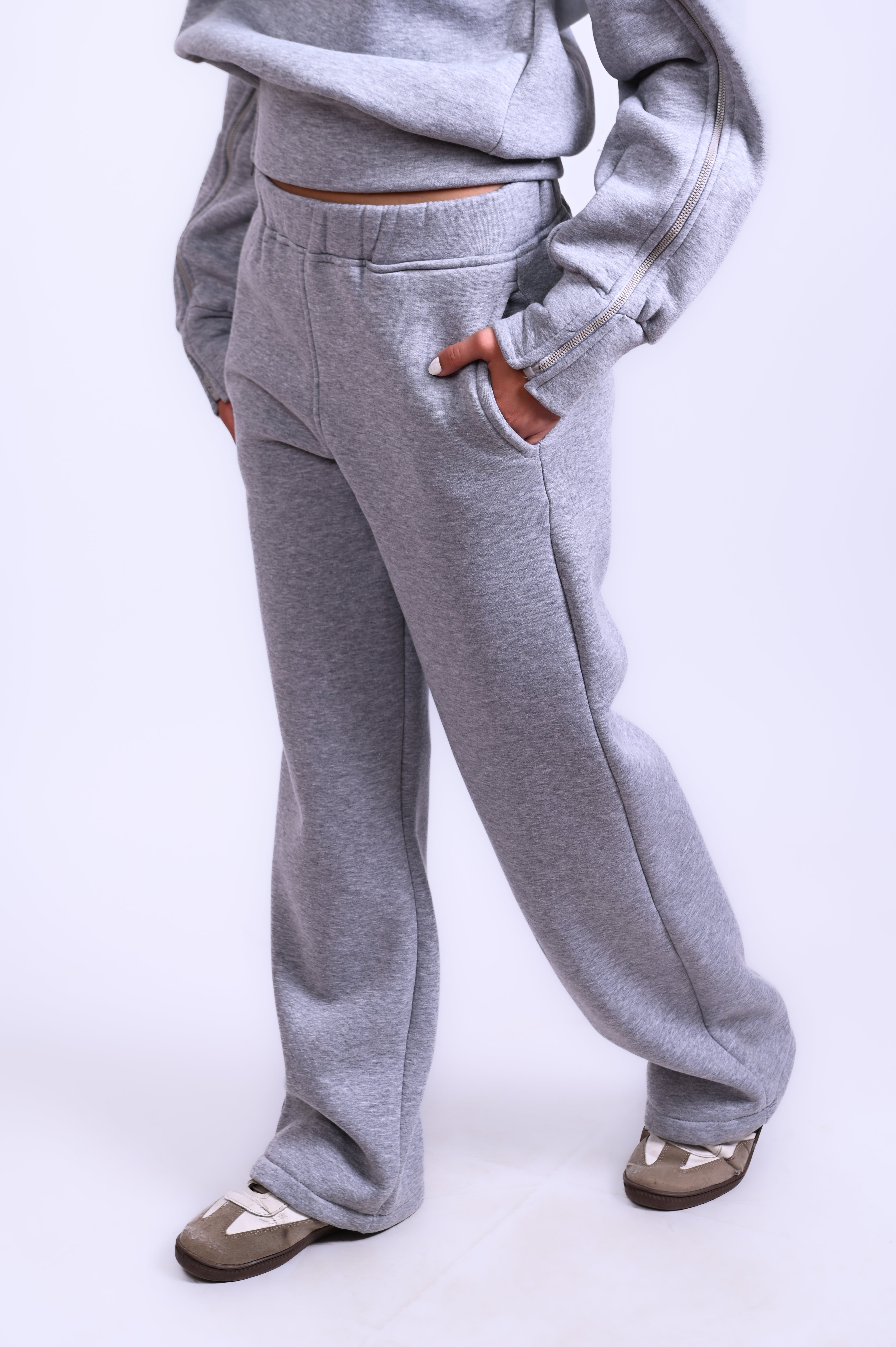 Straight-Leg Sweatpants