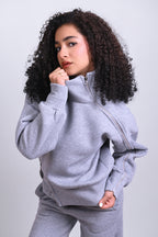 Twist-Zip Sweatshirt
