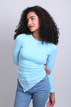 V-Hem Long Sleeve Top