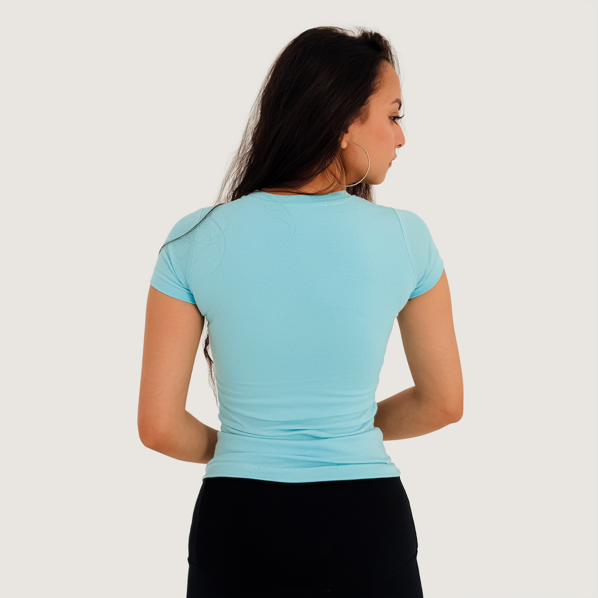 Short sleeve basic top