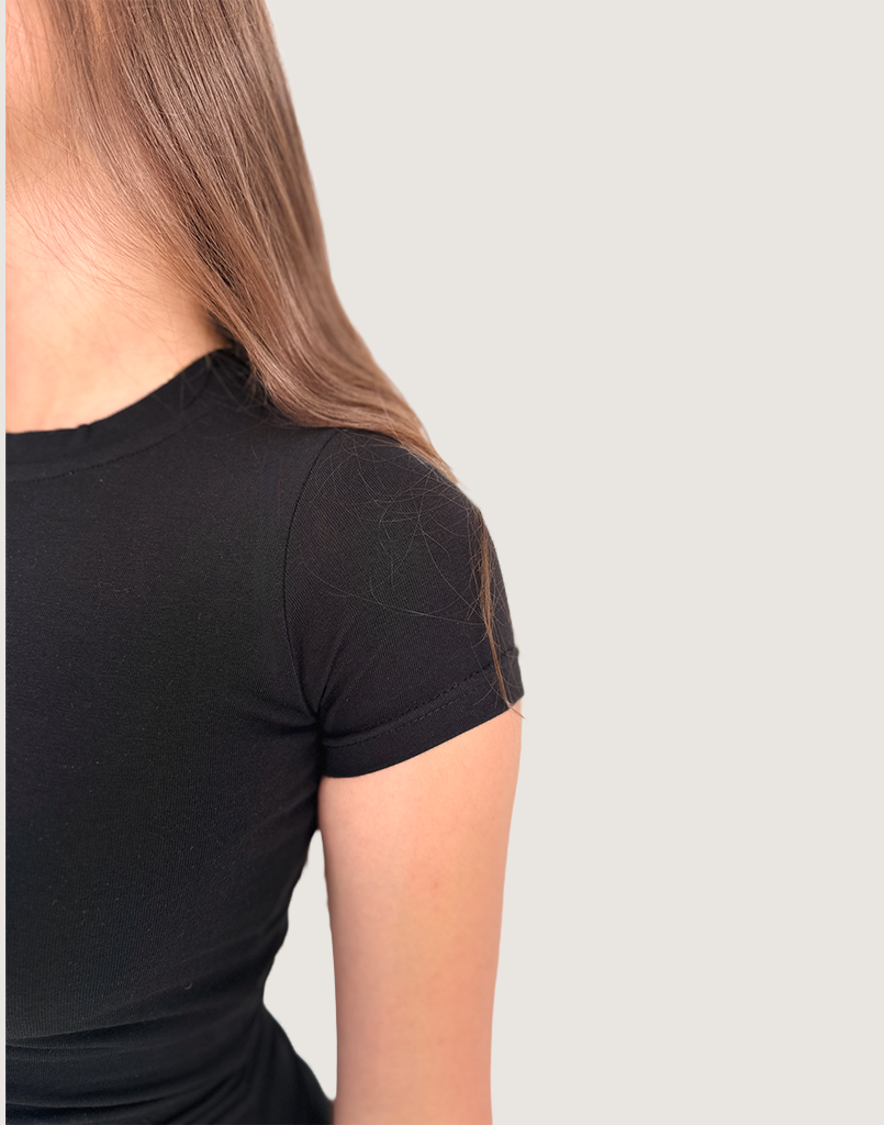 Short sleeve basic top