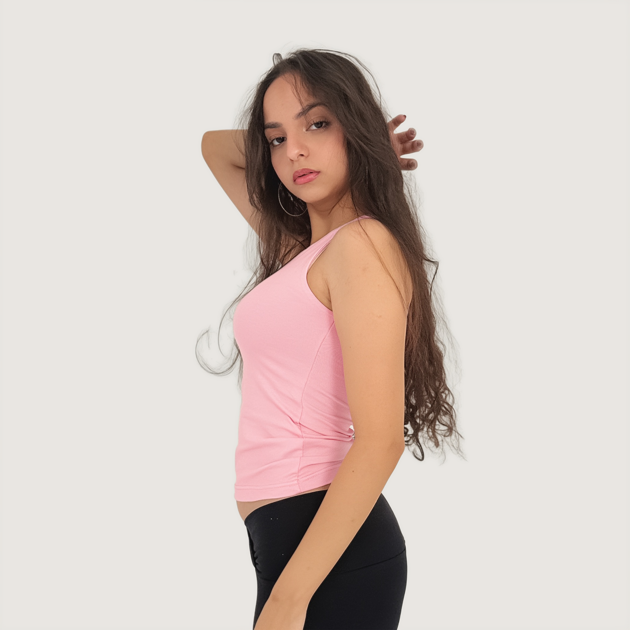 Sleeveless basic top